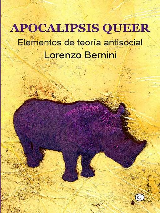 Title details for Apocalipsis queer by Lorenzo Bernini - Available